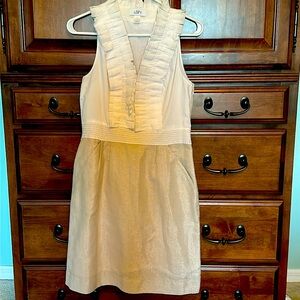 Ann Taylor Loft pleat detail dress